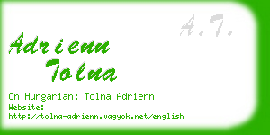 adrienn tolna business card